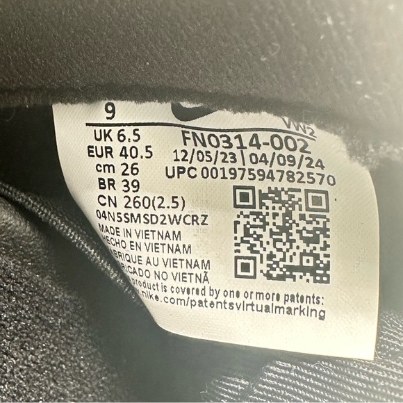 Nike Jam Black Gum Light Brown FN0314-002 Women’s Size 9= Men’s 7.5 New - Picture 11 of 12